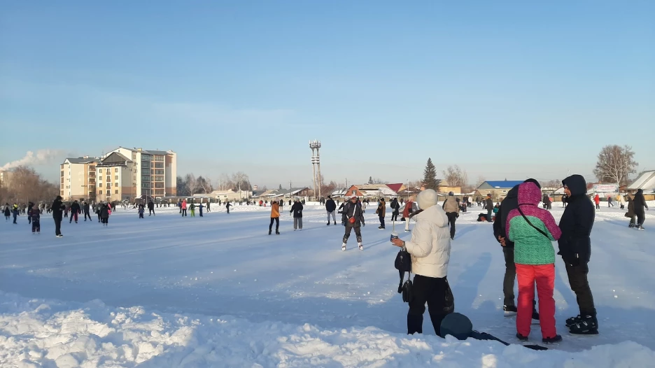 Каток «Клевченя» 5 января. 