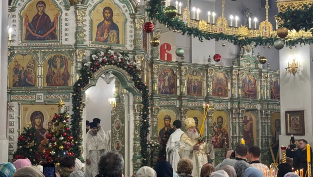 Рождество в Александро-Невском соборе 7.01.2025. 