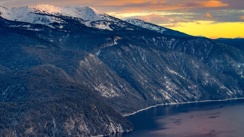 Яркие закаты на Телецком.