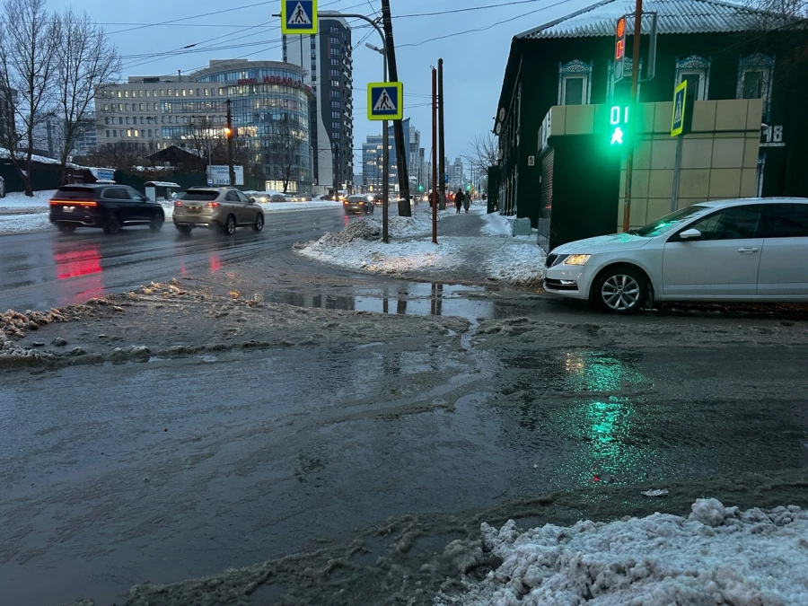 После январского дождя.