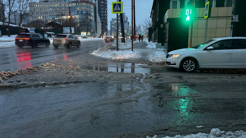 После январского дождя.