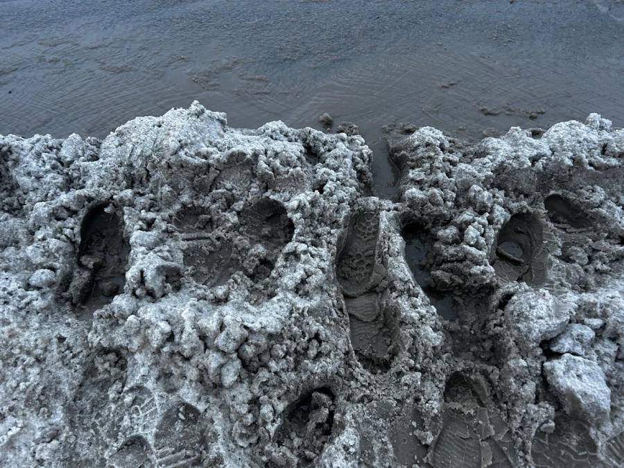 После январского дождя.