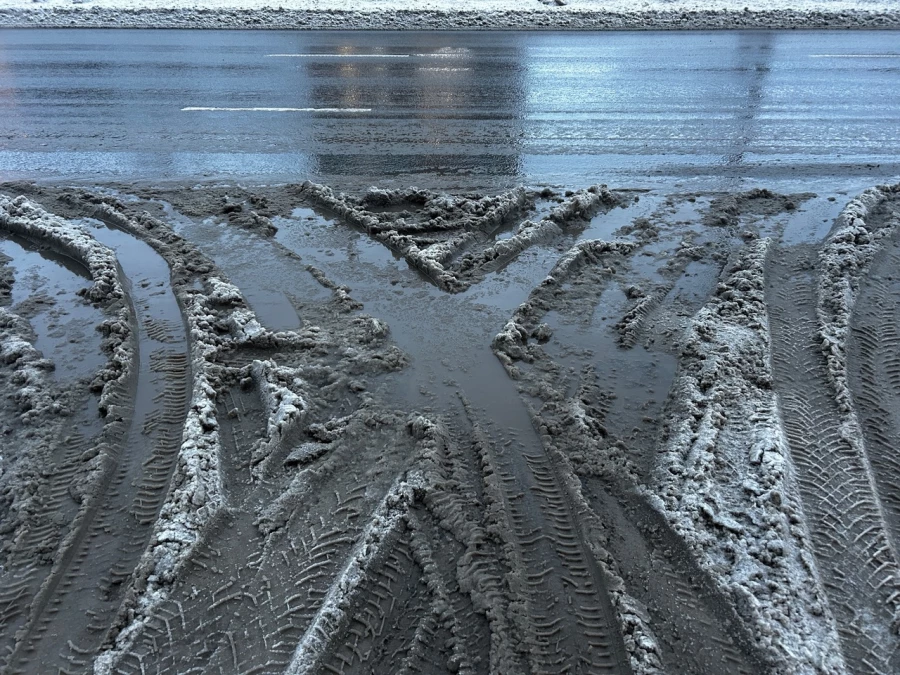 После январского дождя.