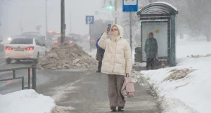 Метель в Барнауле, 2025 год.