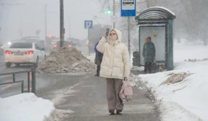 Метель в Барнауле, 2025 год.