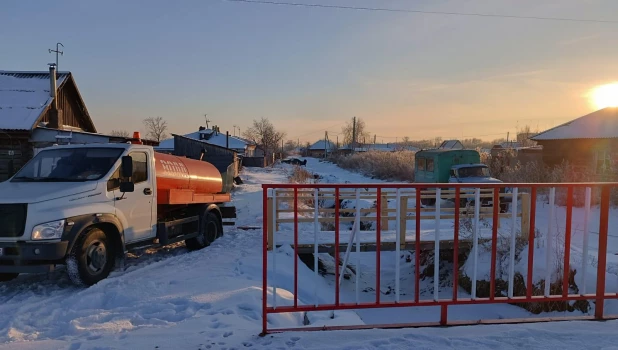 Ремонт водопровода в селе Михайловское.