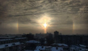 Солнечное гало в Барнауле 