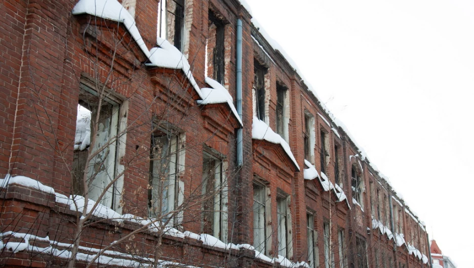 Дом купца Поскотинова (ул. Мало-Олонская, 21), февраль 2025.  