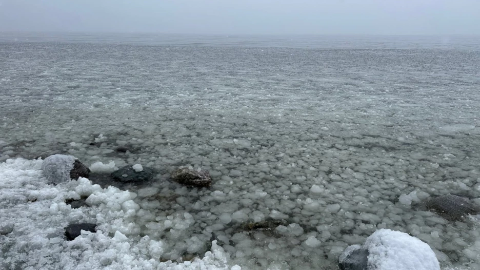 На Телецком озере наблюдали явление снежуры.
