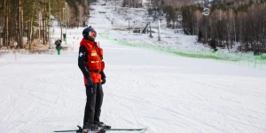 Горнолыжная трасса всесезонного курорта «Манжерок».