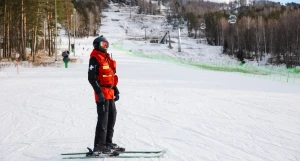 Горнолыжная трасса всесезонного курорта «Манжерок».