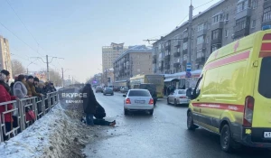 Сбили пешехода на центральной улице Барнаула