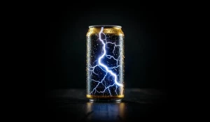 Жестяная банка. Энергетик. Энергетический напиток.