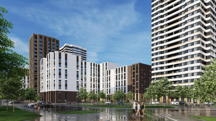 Концепция фасадов жилого квартала «Камчатка».