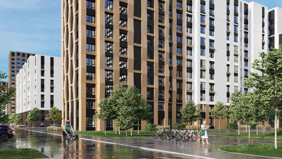 Концепция фасадов жилого квартала «Камчатка».