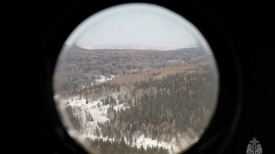 Облет территорий перед паводком.