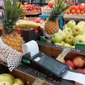 Чек. Покупка. Рынок.