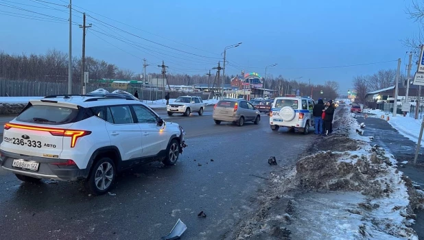 ДТП в Барнауле на Власихинской