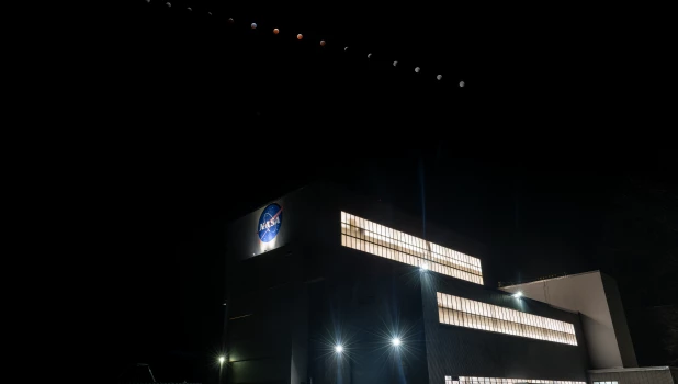 Полное лунное затмение 14 марта, 2025.