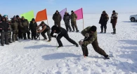 Соревнования по зимней рыбалке. 