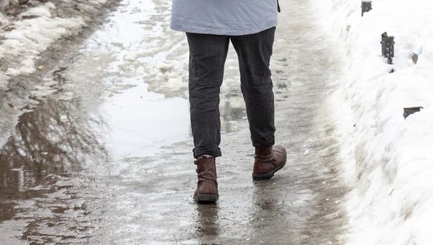 Лужи в Барнауле 