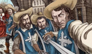 Три мушкетёра.