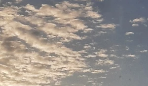 Необычные облака над Барнаулом.