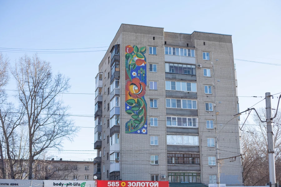 Мозаики в Барнауле, 2025 год.