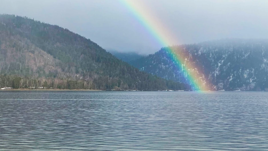 Радуга на Алтае.