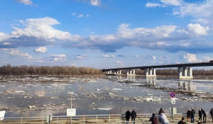 В Барнауле начался долгожданный ледоход. 