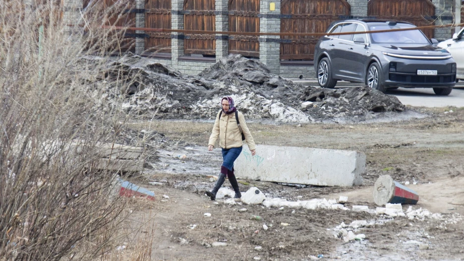 Пустырь за ТЦ «Европа» .