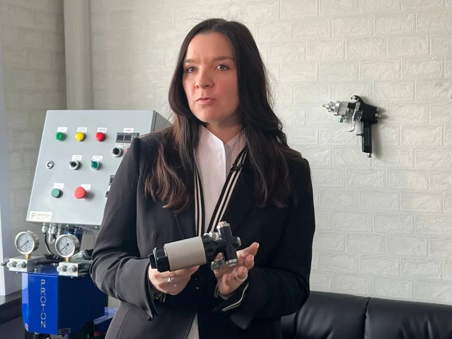 Светлана Адамович, соучредитель завода «Протон». Светлана Адамович, соучредитель завода «Протон».