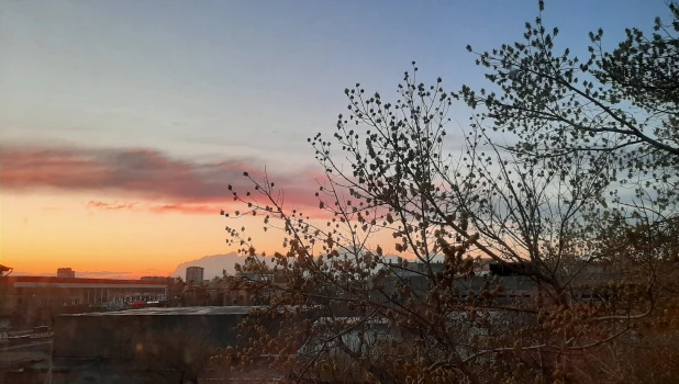 Небо в Барнауле.