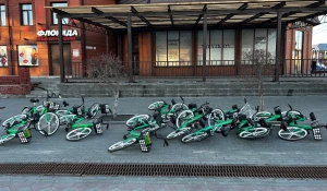 Велосипеды в Барнауле после ветра.