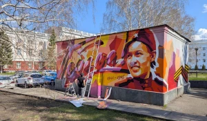 Граффити ко Дню Победы