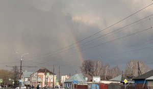 Гроза прошла в Барнауле.