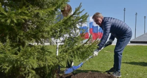 Городской субботник в Барнауле 
