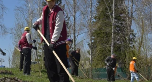 Городской субботник в Барнауле 
