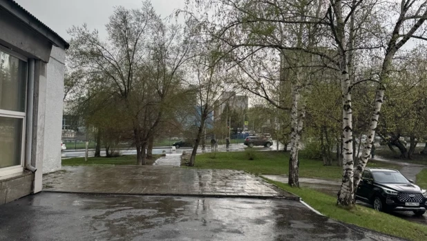 Ливень в Барнауле.