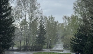 Ливень в Барнауле.