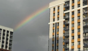 Двойная радуга в Барнауле 