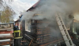 Пожарные ликвидировали крупный пожар в Новоалтайске