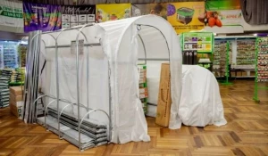 Тентовая «ЧудоТеплица» на форуме-выставке для дачников «Сибирский агроном».