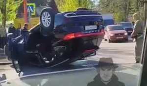 ДТП с переворотом произошло на змеиногорском тракте