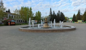 Фонтан в Бийске.