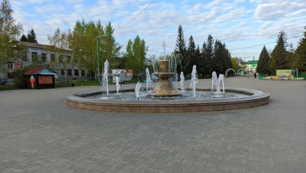 Фонтан в Бийске.