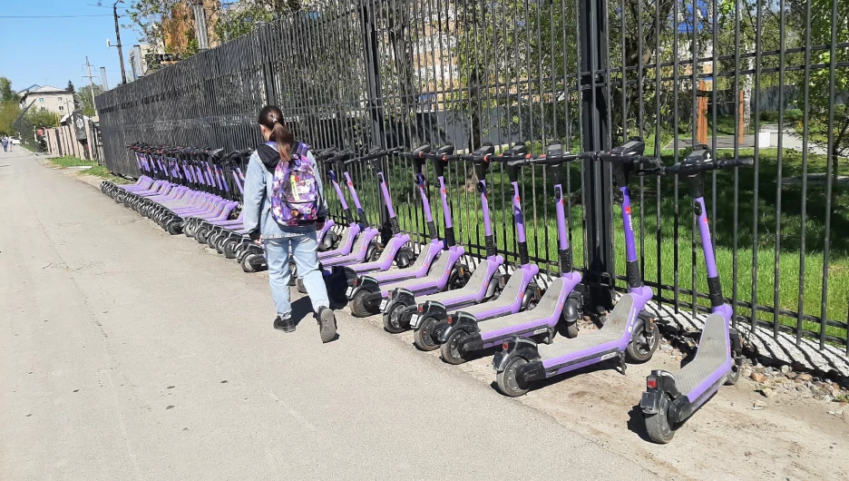 Электросамокаты.