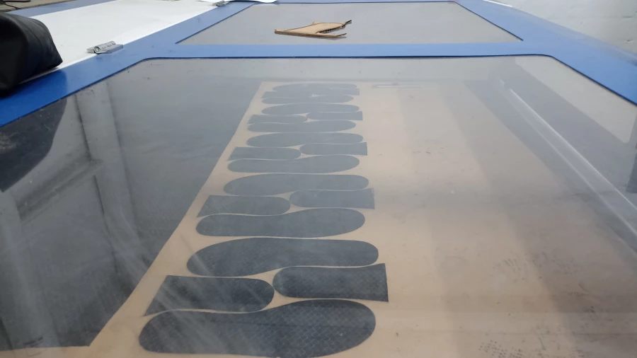 Производство на обувном заводе «Альфа» в Барнауле.