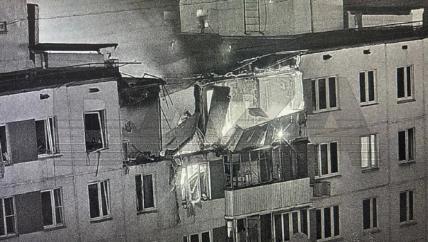 Взрыв в многоэтажке в Москве.