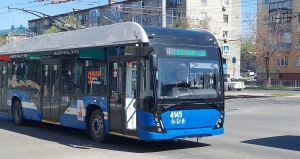 Новые троллейбусы в Барнауле.
